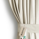 Samettiverho silmukoilla AmeliaHome 285 × 250 cm, Hiekka väri