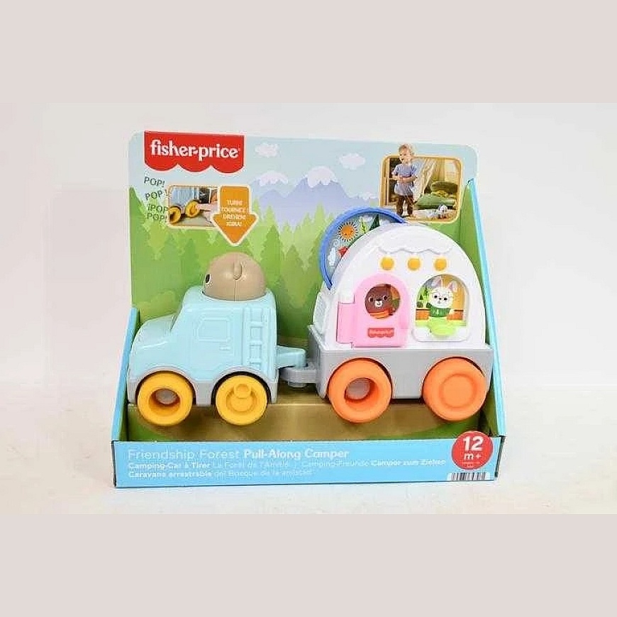 Fisher Price Staigulīte ar stūmēju Meža draugi