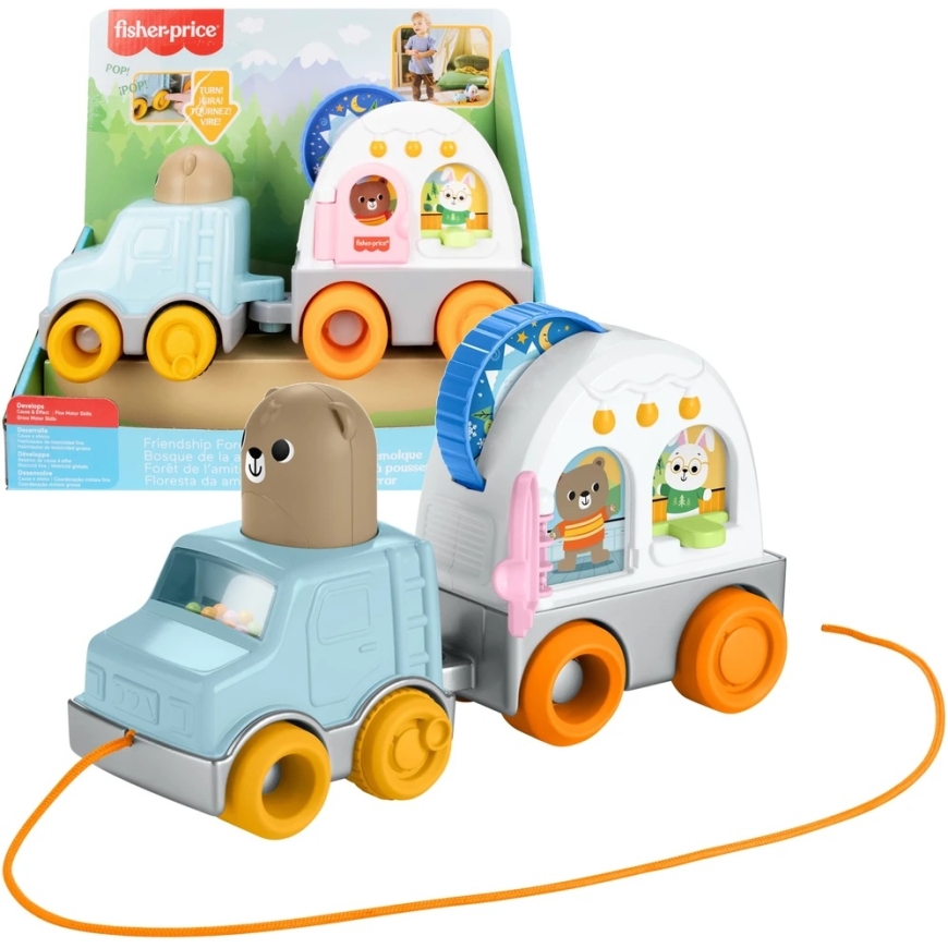 Fisher Price Kävelyvaunu työntökahvalla Metsäystävät – 2