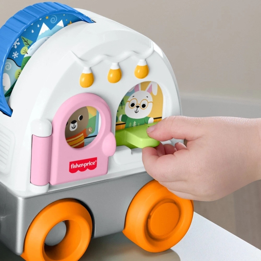 Fisher Price Fisher Vaikštynė su stumduku miško draugai – 5