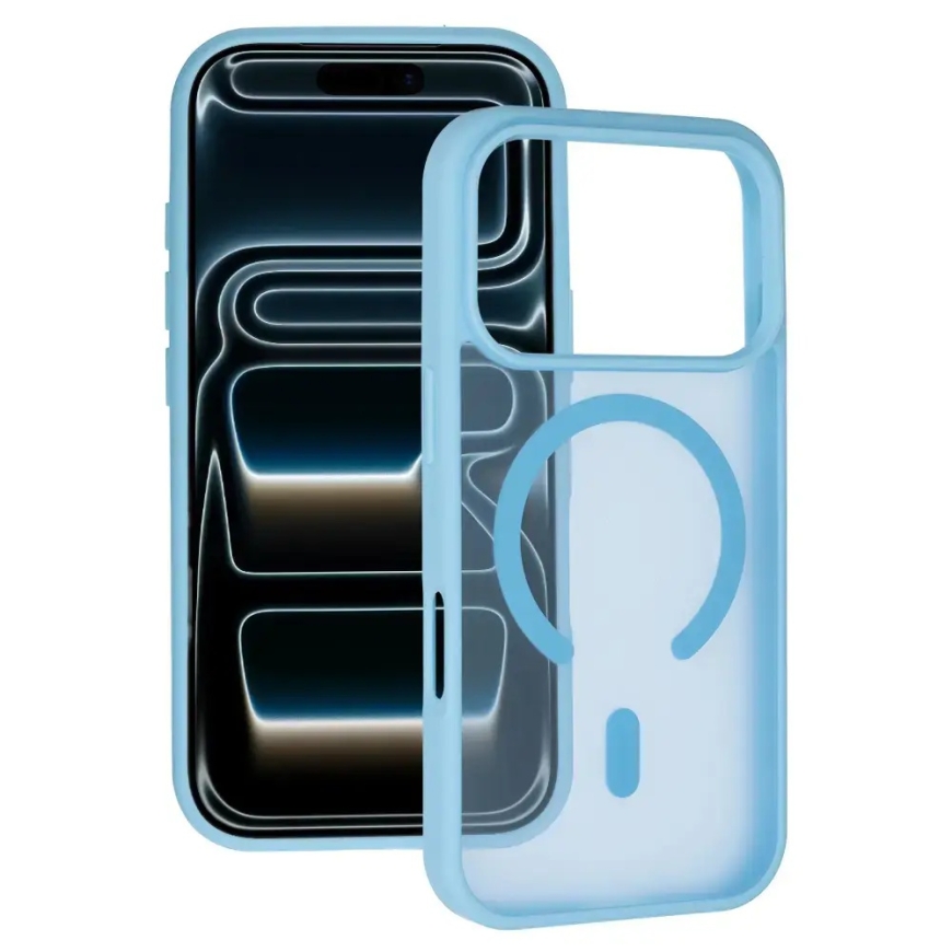 Tel Protect Aura Matte maciņš ar MagSafe atbalstu telefonam iPhone 17 Pro zils