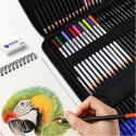 Lean Drawing and Sketching Set in Case, Black, 74 pcs. Lean Drawing and Sketching Set in Case, Black, 74 pcs.