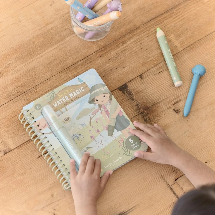 Little Dutch Water Color Book 'Rosa & Safari Friends' – 3