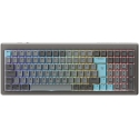 Ducky Cushion 98 Gaming Keyboard, 96%, DE Layout (ISO), Shush Green Switches - Nickel Ducky Cushion 98 Gaming Keyboard, 96%, DE Layout (ISO), Shush Green Switches - Nickel