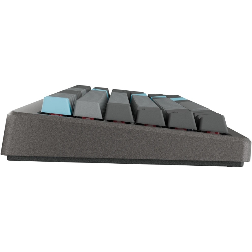 Ducky Cushion 98 Gaming Keyboard, 96%, DE Layout (ISO), Shush Green Switches - Nickel – 4