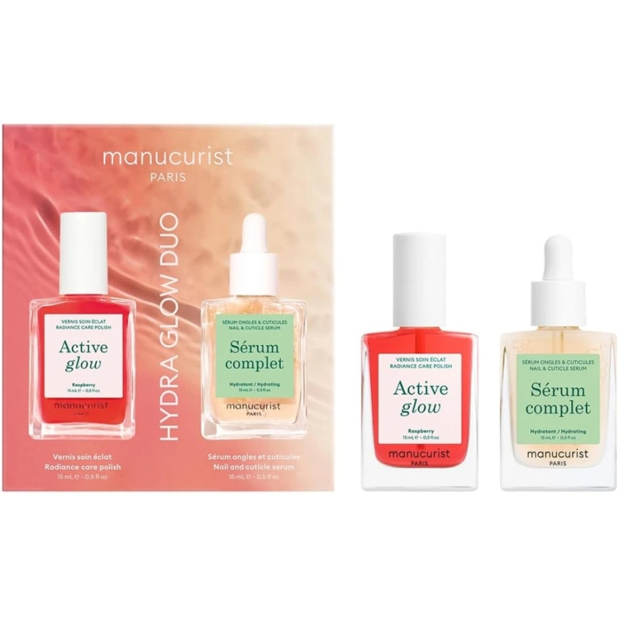 Набор для ухода за ногтями и кутикулой Manucurist Hydra Glow Duo