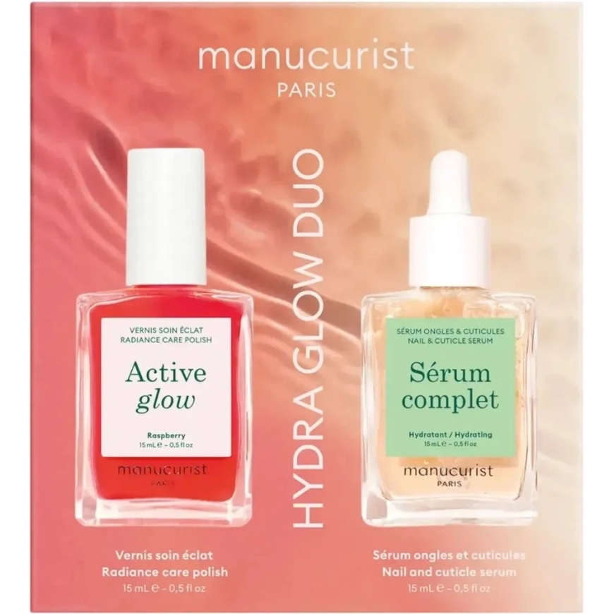 Manucurist Hydra Glow Duo kynsi- ja kynsinauhojen hoitosetti – 2