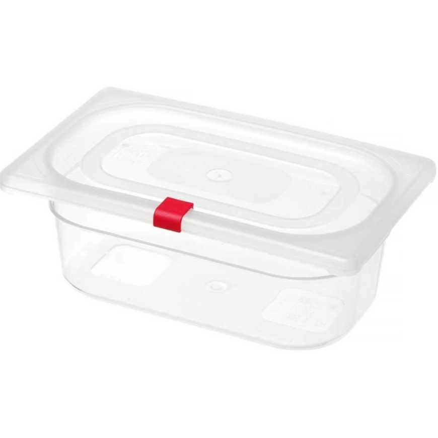 Hendi HACCP food container clamps, 12 pcs - red – 3
