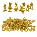 Lean Toys Army Figure Set with Vehicles, 72 pcs.