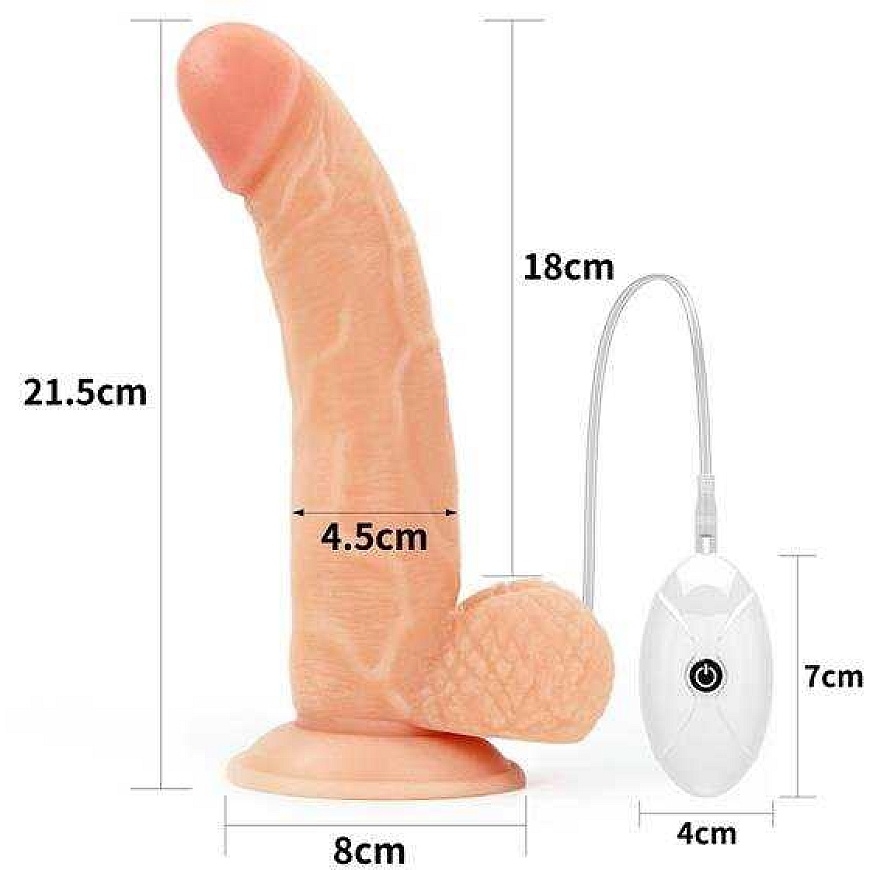LOVETOY Easy Strapon Set 8,5'' värinällä – 4