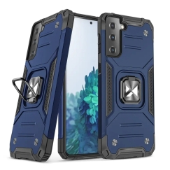 Wozinsky Ring Armor Tough Hybrid dėklas + magnetinis laikiklis Samsung Galaxy S22 + (S22 Plus) mėlynas