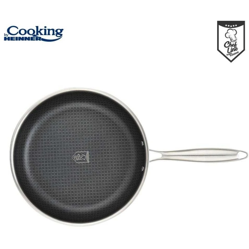 NERŪDIJANČIO PLIENO KEPTUVE, 3 SLUOKSNIŲ, 20X4 CM, TITANIUM 3, „COOKING BY HEINNER“ – 2