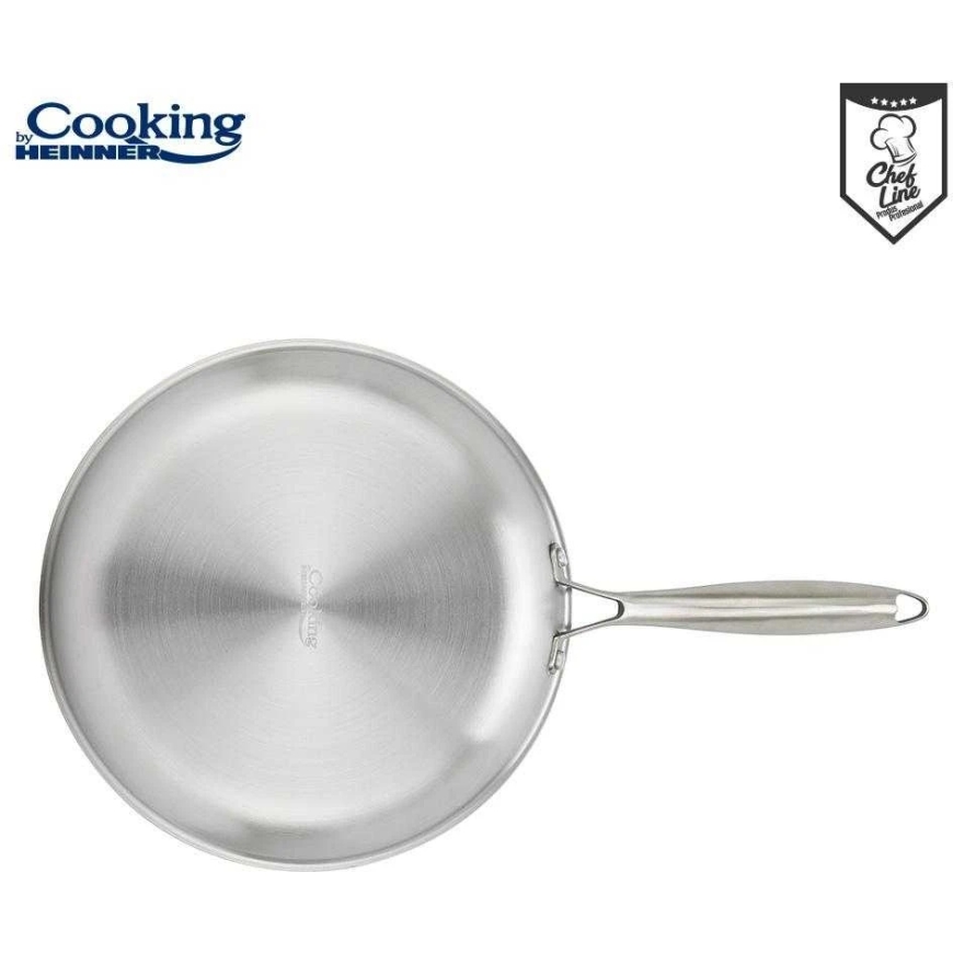 RUOSTUMATON TERÄS PAISTINPAN, 3 KERROSTA, 20X4 CM, TITANIUM 3, "COOKING BY HEINNER" – 3