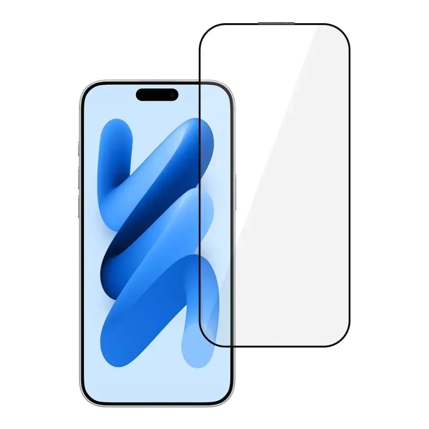 Tel Protect Pilnas Klijai 6D Stiklas IPHONE 17 AIR Juodas - 10 PAK. – 2