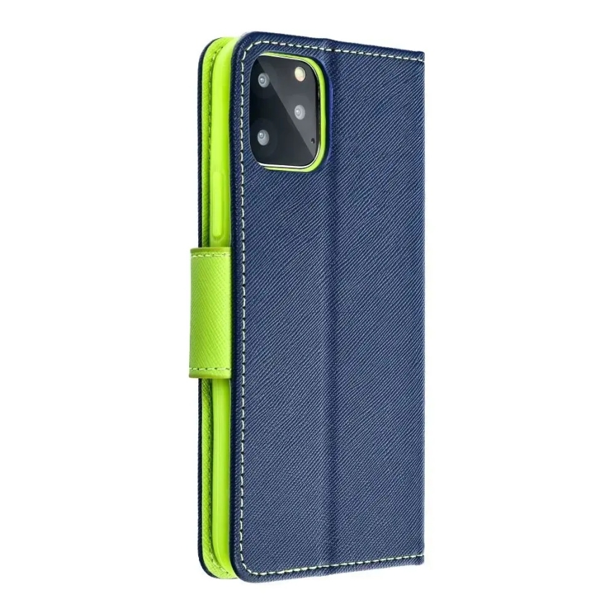 FANCY knyginio tipo telefono dėklas Samsung Galaxy S25+ (S936) tamsiai mėlynas žalias – 5