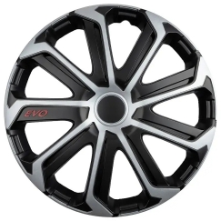 Rattakate EVO must-hõbe 14"