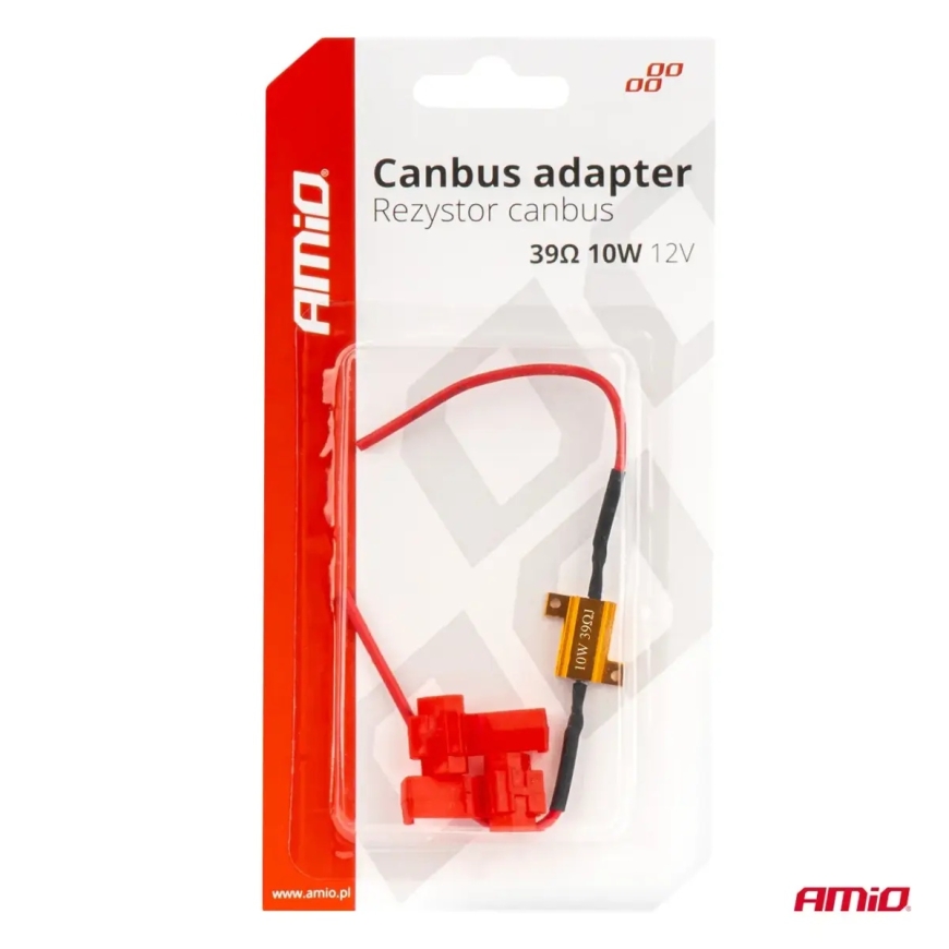 LED CANBUS rezistors 39Ω 10W AMIO-04091 – 4