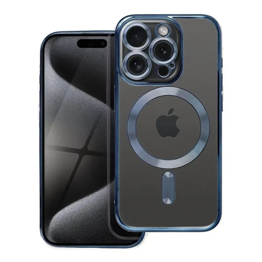Electro Mag maciņš ar MagSafe atbalstu telefonam Samsung Galaxy A17 4G (A175) zils