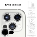 HARD DIAMOND -kameran linssinsuojus iPhone 17:lle harmaa (2 kpl)
