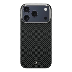 Benks Magnetic Armor Air Armor Grid Kevlar telefono dėklas iPhone 17 Pro juodas