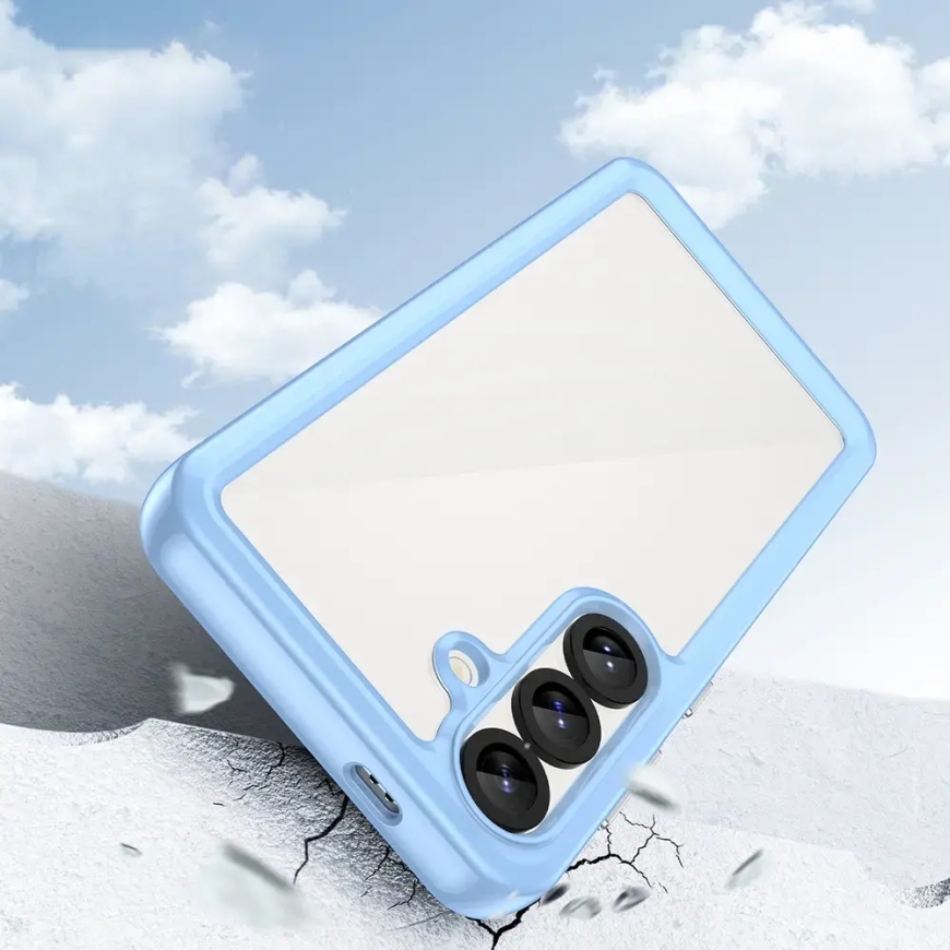 Outer Space phone case with gel frame for Samsung Galaxy S25 (S931) blue – 3