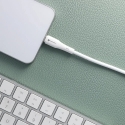 Forcell F-Energy C344 duomenų perdavimo ir įkrovimo laidas | USB-C į USB-C | QC 4.0, PD | 60W | 1m | baltas Forcell F-Energy C344 duomenų perdavimo ir įkrovimo laidas | USB-C į USB-C | QC 4.0, PD | 60W | 1m | baltas