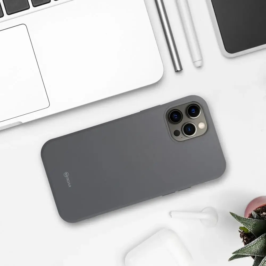 Roar All Day Colorful Jelly phone case for iPhone 16e gray – 3