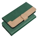 Split Book book type phone case for Samsung Galaxy S26 (S942) green gold