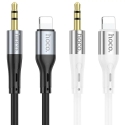 AUX Jack 3,5 mm - Lightning kaabel Hoco 1 m UPA22 must AUX Jack 3,5 mm - Lightning kaabel Hoco 1 m UPA22 must