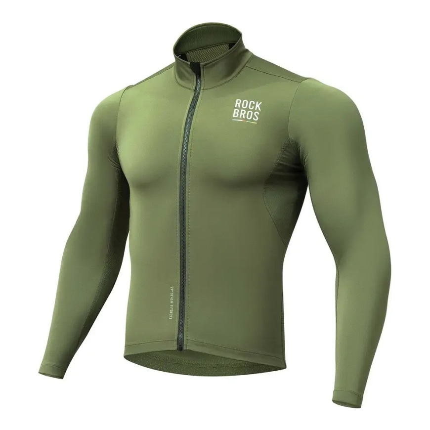 Rockbrs TLWT001 ROAD TO SKY cycling sweatshirt, windproof, insulated, S - green
