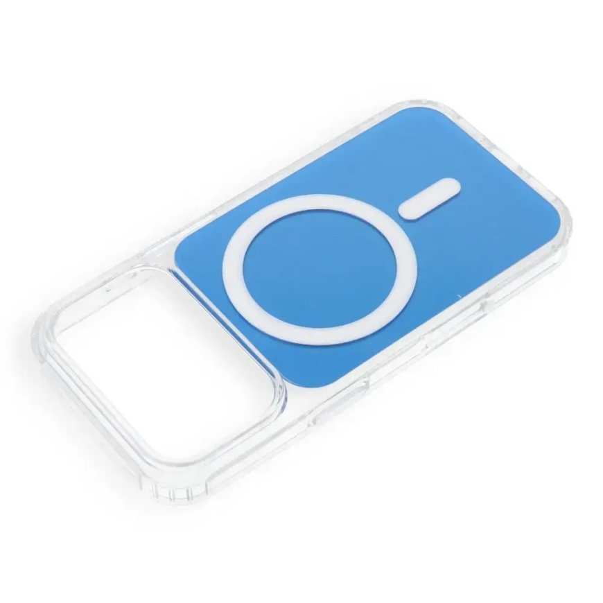 Clear Fusion Cover maciņš ar MagSafe atbalstu telefonam iPhone 17 Pro | iPhone 18 Pro zils – 3