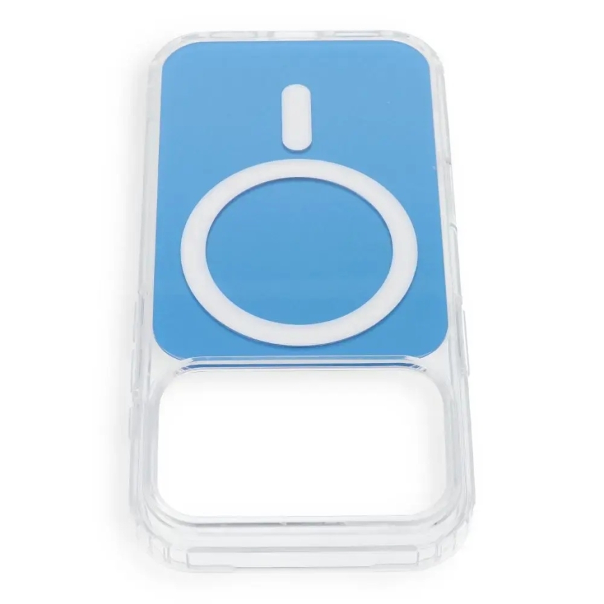 Clear Fusion Cover telefoni ümbris MagSafe toega iPhone 17 Pro | iPhone 18 Pro sinine – 5