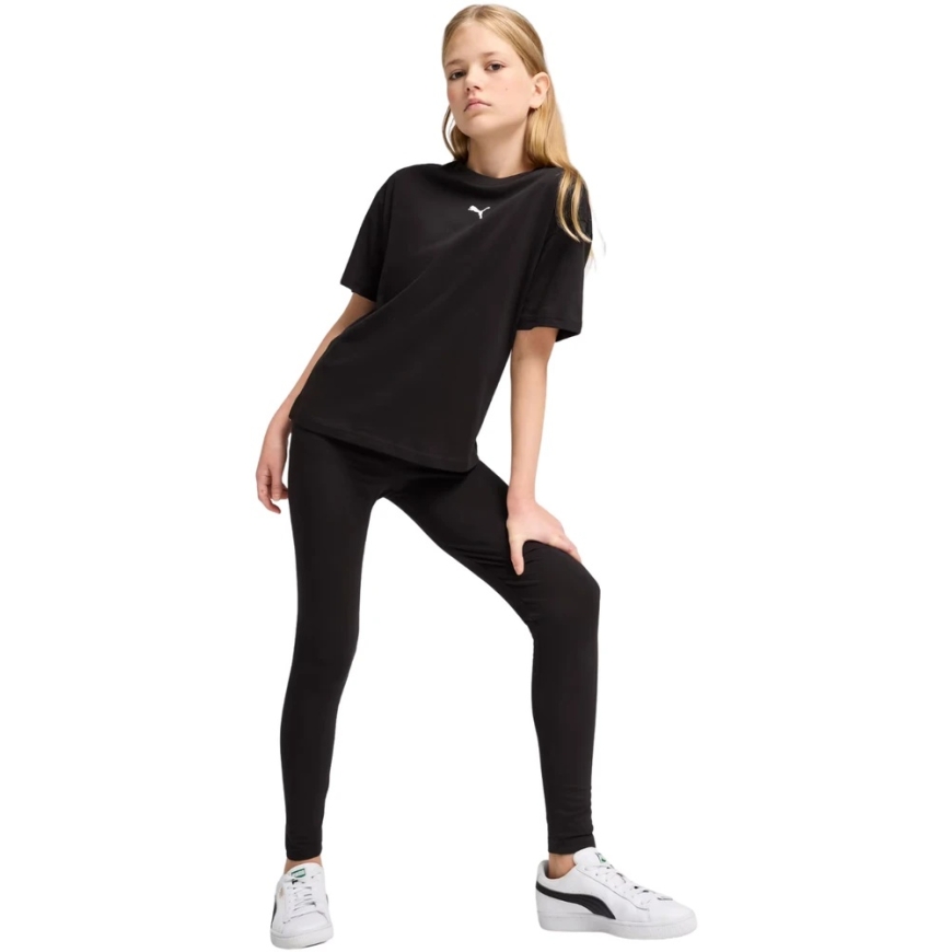 Футболка для мальчиков Puma Ess Centered Cat Logo Boxy Tee черная 685131 01 (140cm) – 4