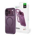 AmazingThing Minimal Drop Proof 3 Lens telefono dėklas su MagSafe palaikymu iPhone 18 Pro violetinis