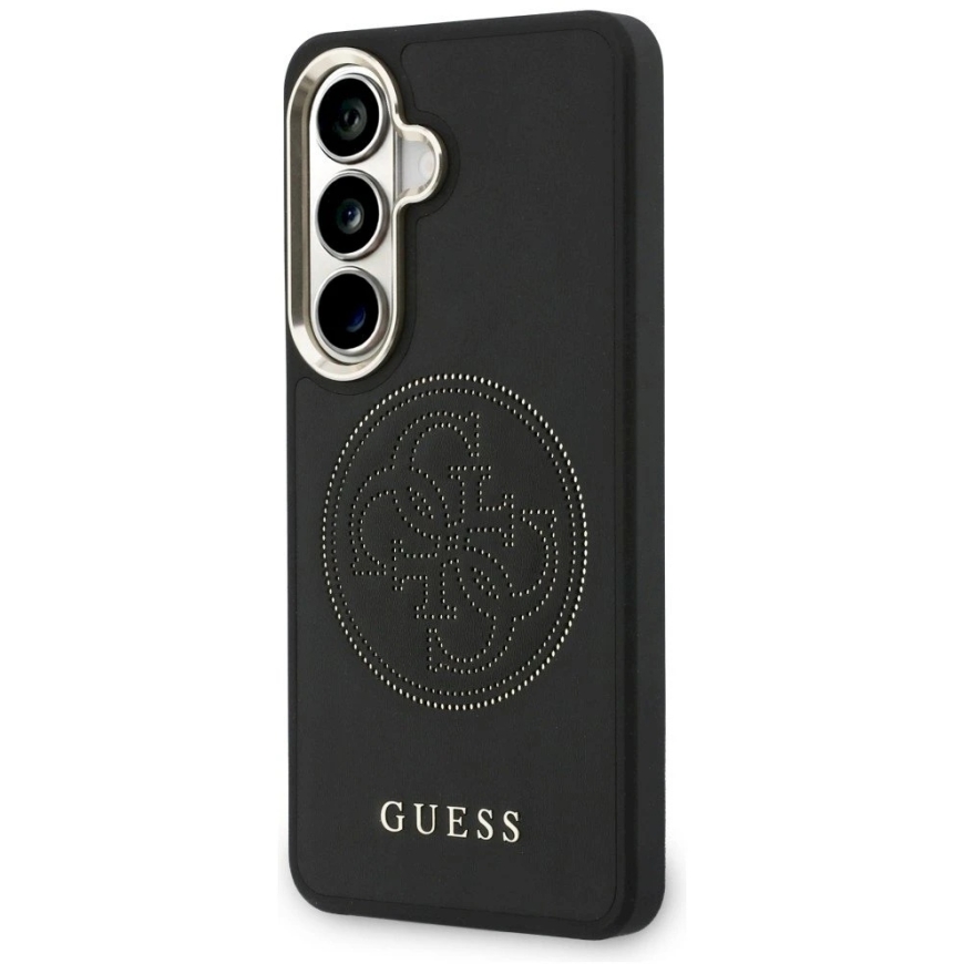 Guess PU perforeeritud 4G logo magnetiline kate Samsung Galaxy S26 must – 4