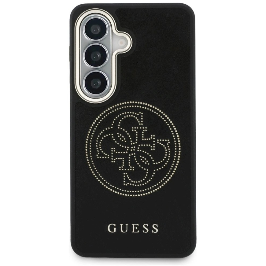 Guess PU perforēts 4G logotips magnētiskais maciņš Samsung Galaxy S26 melnā krāsā – 5