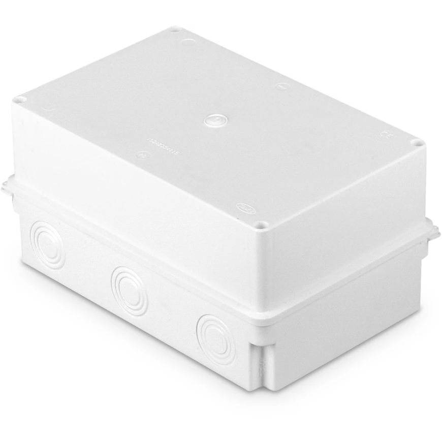 Plastrol distribution, insulating, branch box, 6 entries, with weakened walls ?21-37, for surface mounting, dimensions 235x150x1