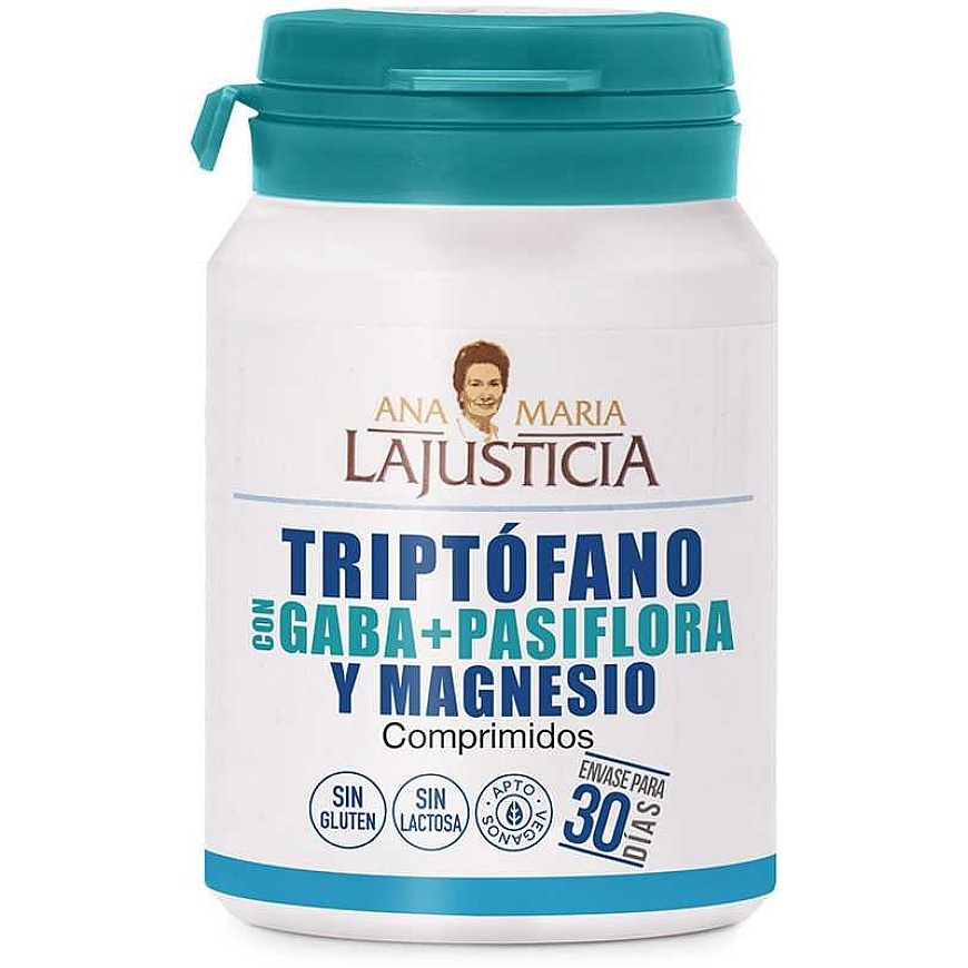 Ana Maria Lajusticia TRYPTOPHAN GABA + PASSION FLOWER JA MAGNESIUM 60 tablettia