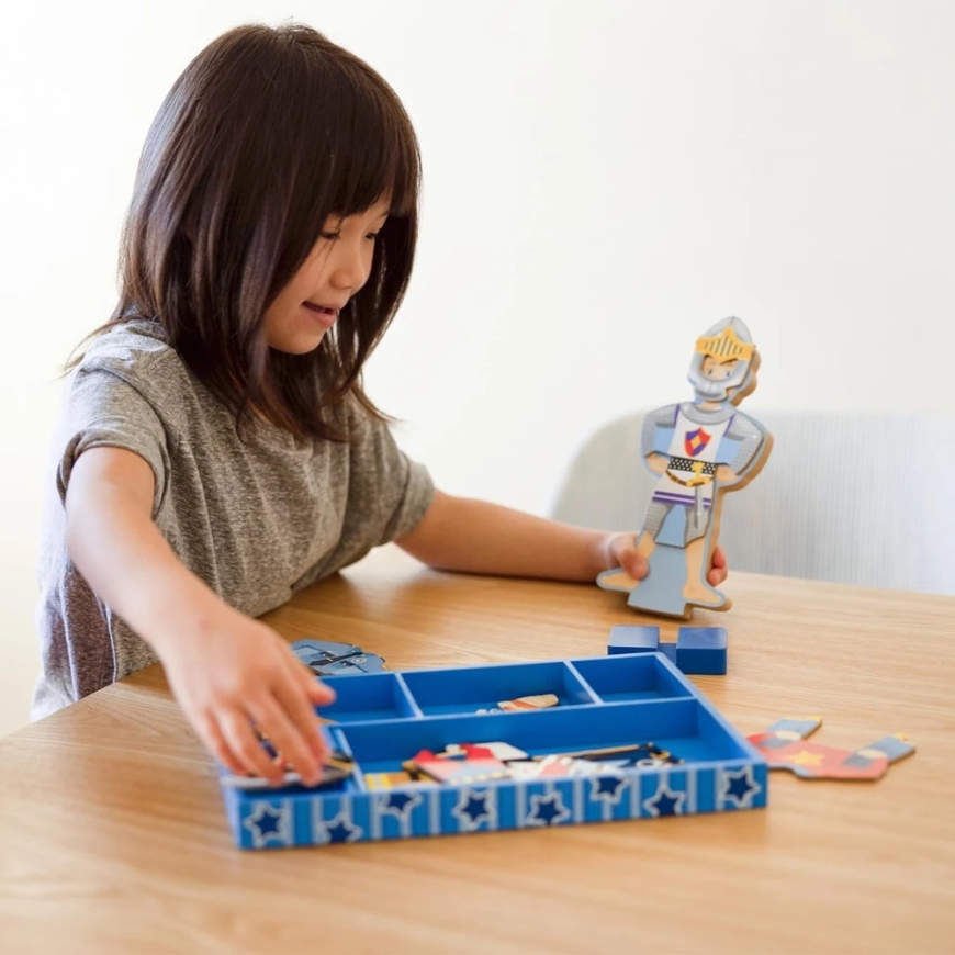 Magnetiline Riietumisnukk Billy Puidust 28 tk. Melissa & Doug – 4