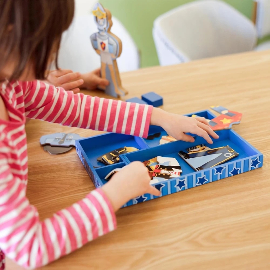 Magnettinen Pukeutumisnukke Billy Puinen 28 kpl. Melissa & Doug – 5
