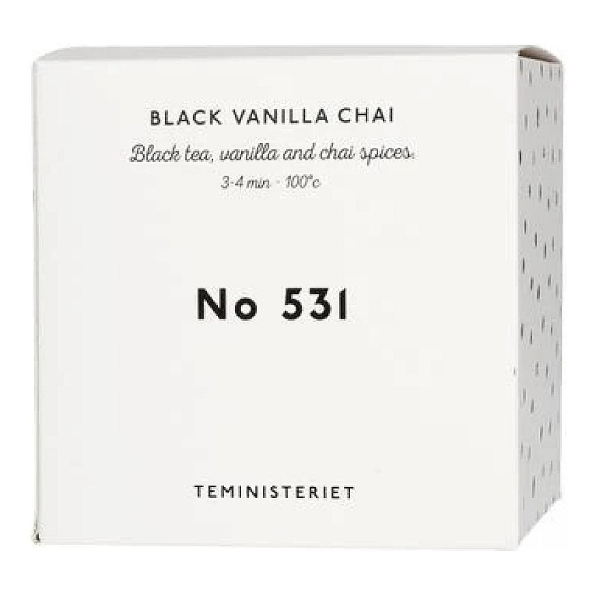 Teministeriet Biri tea - 531 Black Vanilla Chai - refillable packaging 100g