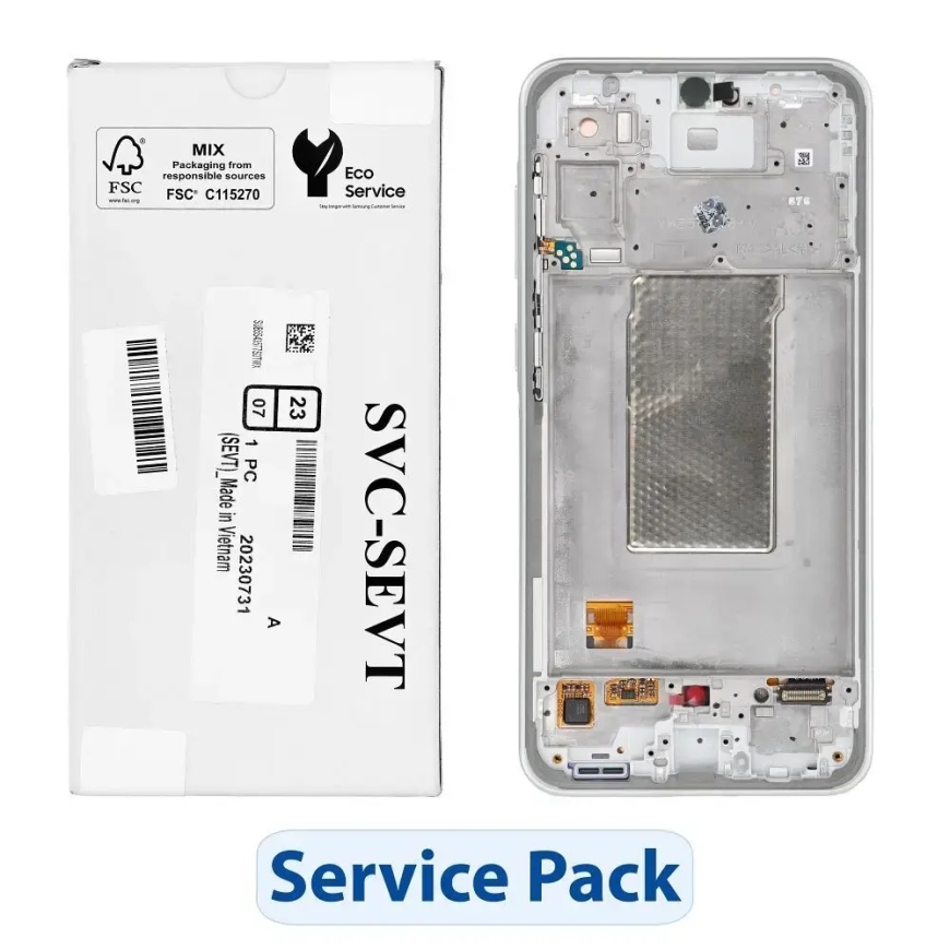 Teeninduspakk LCD-ekraan SAMSUNG A36 5G A366B Laim GH82-36841C