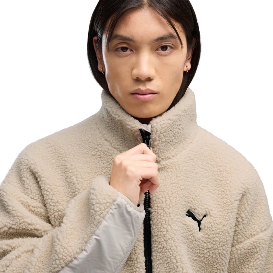 Мужская куртка Puma Hybrid Re: Fibre Sherpa песочного цвета 694562 82 (L) – 4