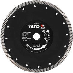Yato TURBO БРАЛЬНЫЙ ДИСК 230 мм ДЛЯ РЕЗКИ И ШЛИФОВКИ ТВЕРДЫХ ЗЕЛЕНЫХ КАМНЕЙ И КЕРАМИКИ БЕЗ УЩЕРБА