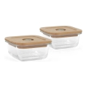 Miniland Eco Friendly "Miniland" eco-friendly square glass containers, eco-friendly, 2 x 210 ml, with insulated bag - Żabka Miniland Eco Friendly "Miniland" eco-friendly square glass containers, eco-friendly, 2 x 210 ml, with insulated bag - Żabka