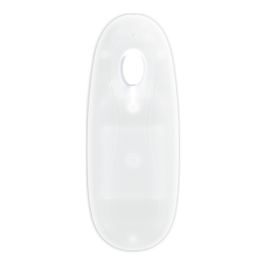 Realrock By Shots LED vibratsiooniga sirge peenis pallidega - 15 cm - läbipaistev – 2