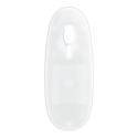 Realrock By Shots LED вибрирующий прямой пенис с шариками - 15 см - прозрачный