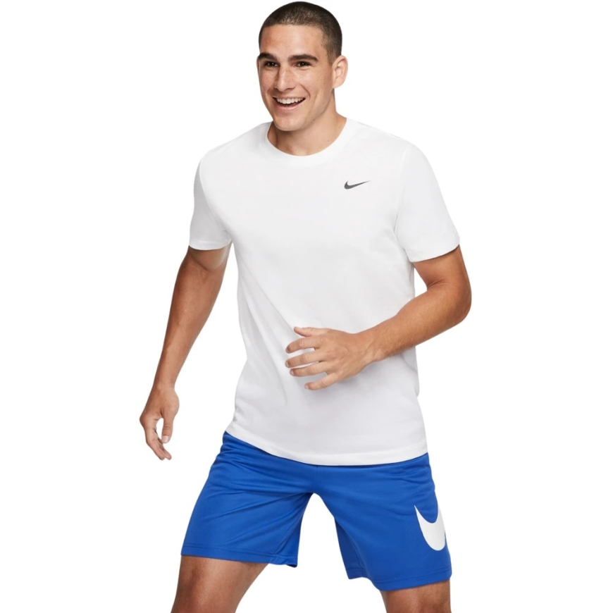 Meeste T-särk Nike Nk Df Te Dfc Crew Solid valge AR6029 100 (L)