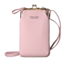 Knitted bag for phone GCW01 light pink Knitted bag for phone GCW01 light pink