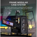 Corsair FRAME 4000D RS puinen tietokonesuoja, Midi-Tower, E-ATX - puinen, musta